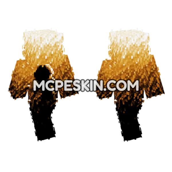 Buinub Minecraft Bedrock skin, front and back