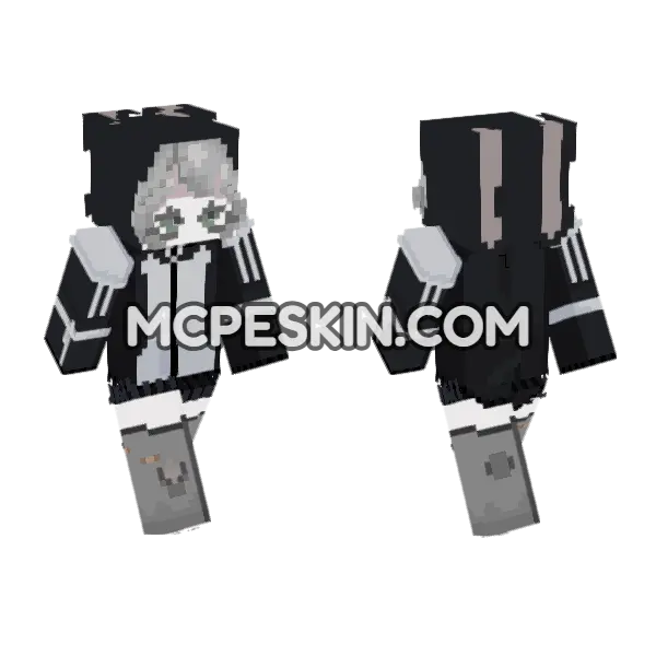 Bun Bun Hoodie, front and back