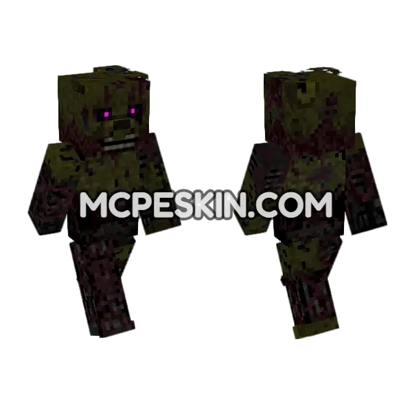 Burntrap 6526864 Minecraft Bedrock skin, front and back