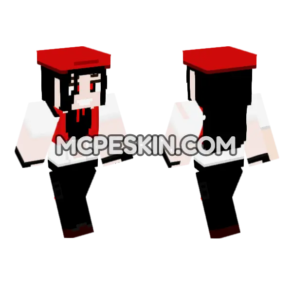 Butcher Vanity 6837029 Minecraft Bedrock skin, front and back