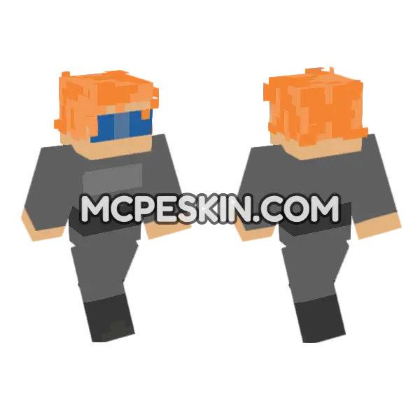 Buzz The Bee Minecraft Bedrock skin, front and back