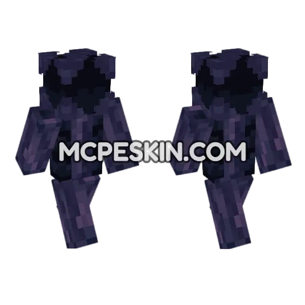 Byssal Monarch Minecraft Bedrock skin, front and back