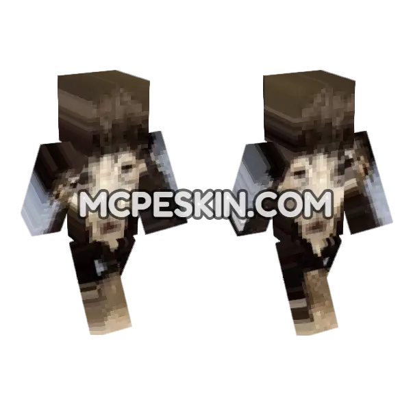 Camel Skin Minecraft Bedrock skin, front and back