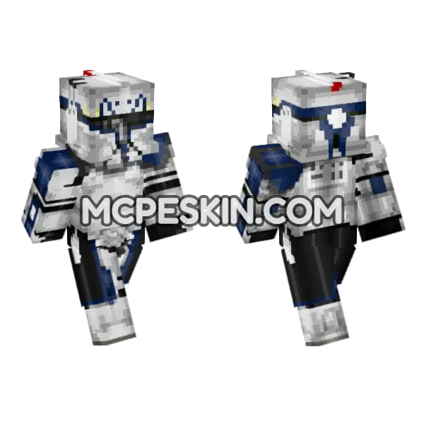 Captain Rex Phase I Armor, front and back