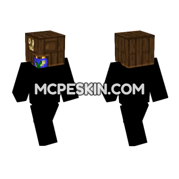 Cartography Table Minecraft Bedrock skin, front and back