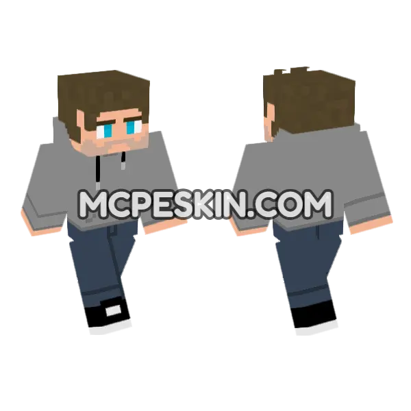 Casual Hoodie Outfit, front and back