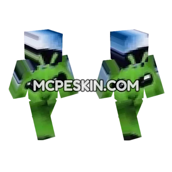 Cat 7 Minecraft Bedrock skin, front and back