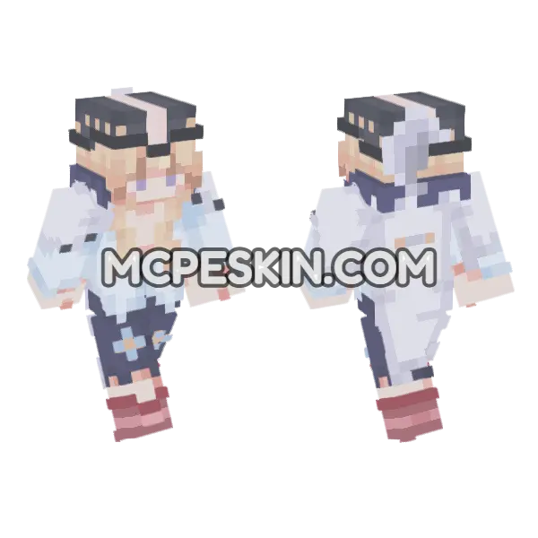 Cavendish Skin Minecraft Bedrock skin, front and back
