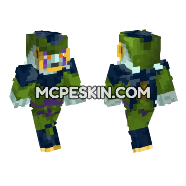 Cell Skin Minecraft Bedrock skin, front and back