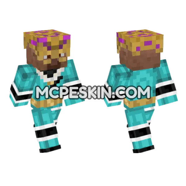 Cestro Minecraft Bedrock skin, front and back