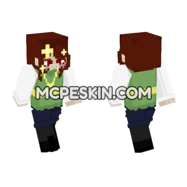 Chara Undertale, front and back