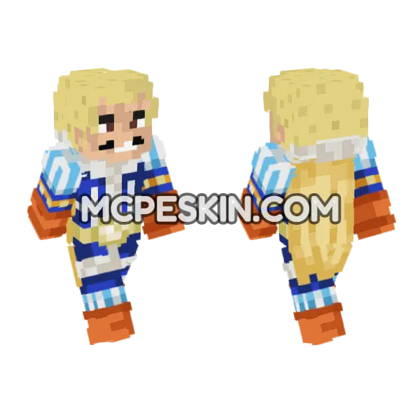 Charlotte Daifuku Minecraft Bedrock skin, front and back