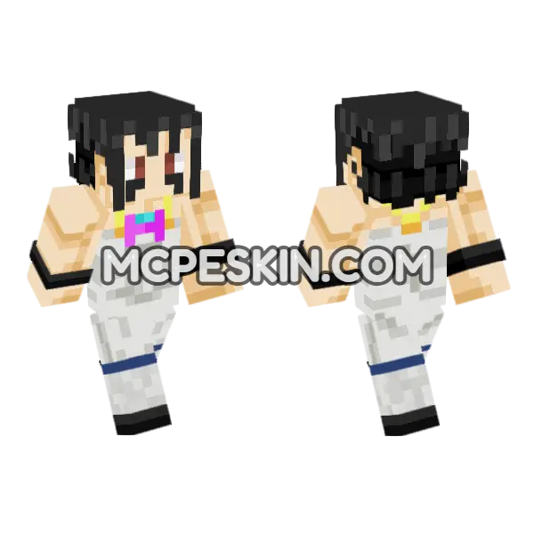 Charming Man Minecraft Bedrock skin, front and back