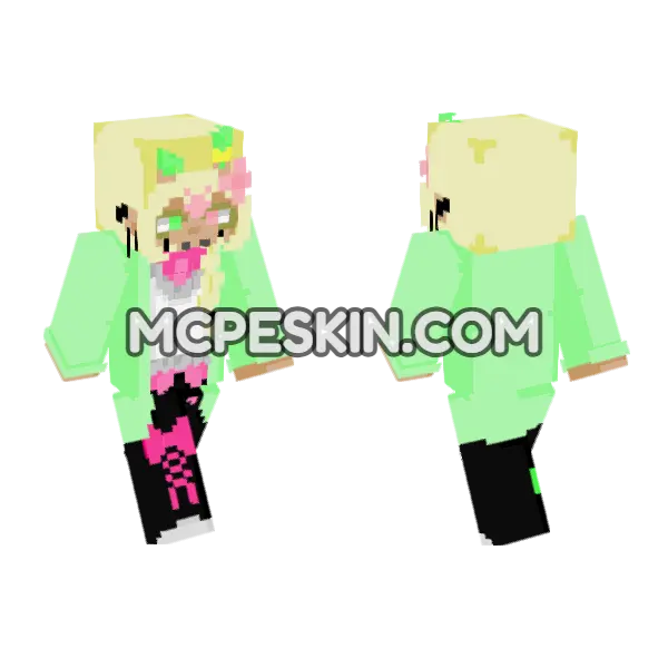 Cherry Blossom Outfit, front and back