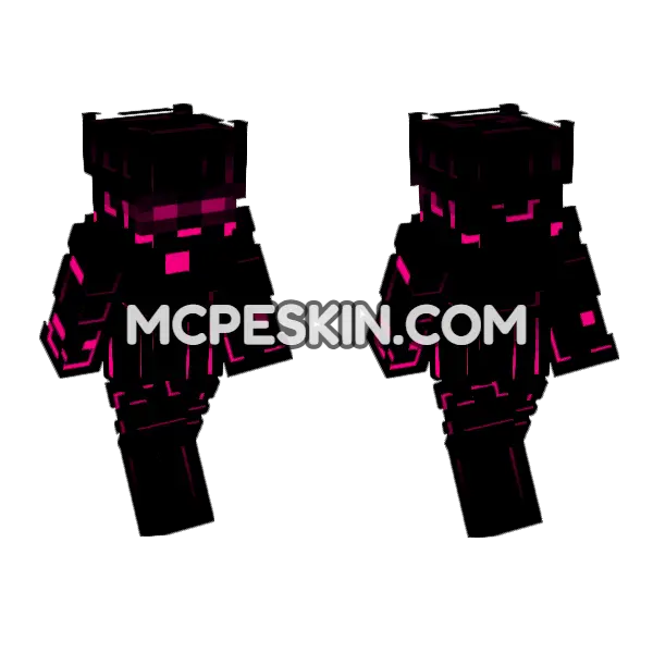 Chromex Skin Minecraft Bedrock skin, front and back