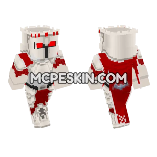 Chromium Count Minecraft Bedrock skin, front and back