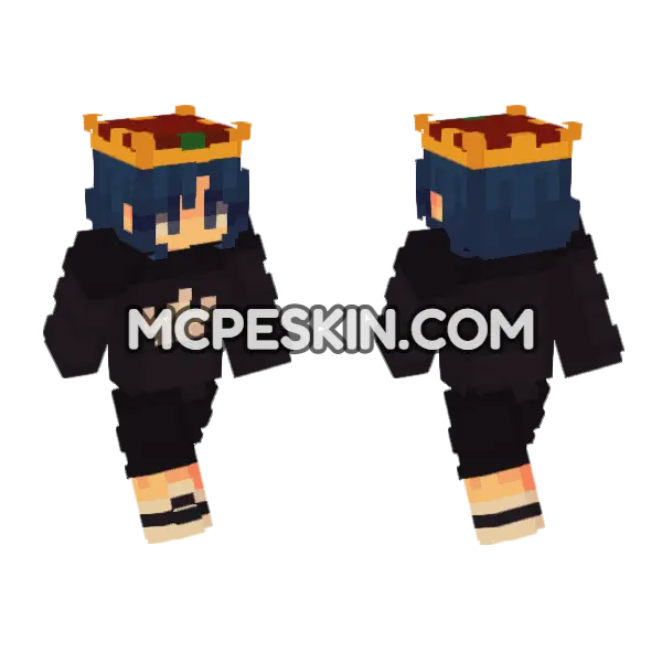 Claire Alex Minecraft Bedrock skin, front and back