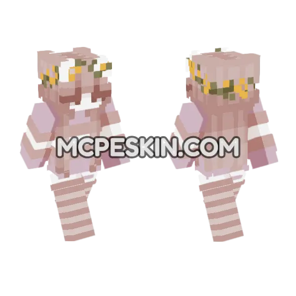 Clara Minecraft Bedrock skin, front and back