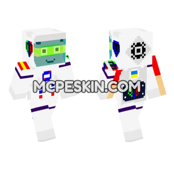 Cleo and Cuquin Spacesuit, front and back