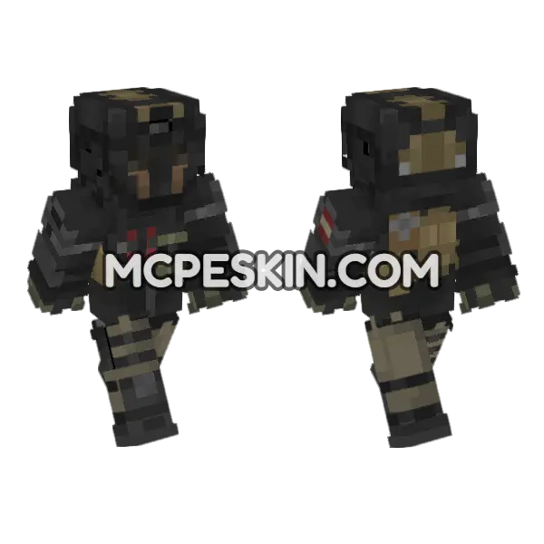 Cod Konig 2022 Minecraft Bedrock skin, front and back