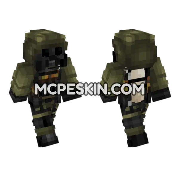 Cod Konig 2023 Minecraft Bedrock skin, front and back