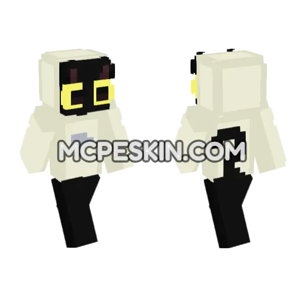 Cody The Robot Minecraft Bedrock skin, front and back