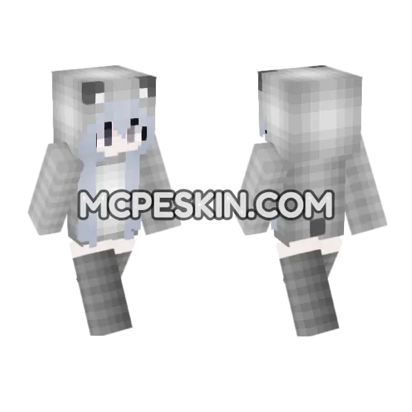 Comgrll 7020777 Minecraft Bedrock skin, front and back