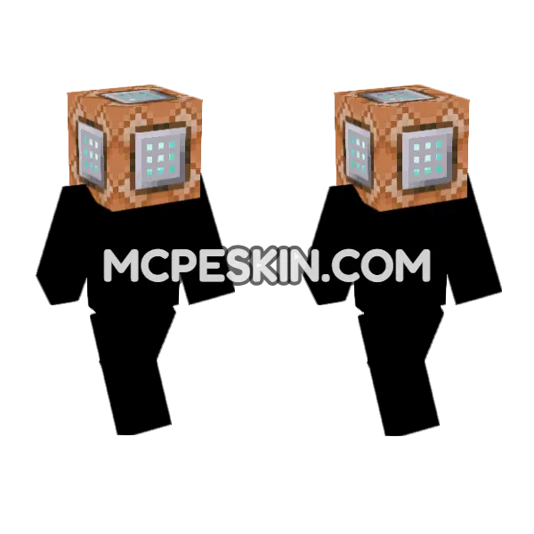 Command Block Armor, front and back