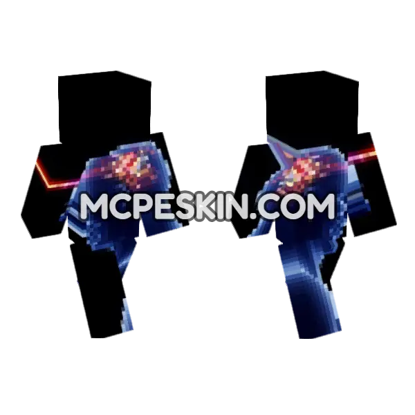 Connection Skin Minecraft Bedrock skin, front and back