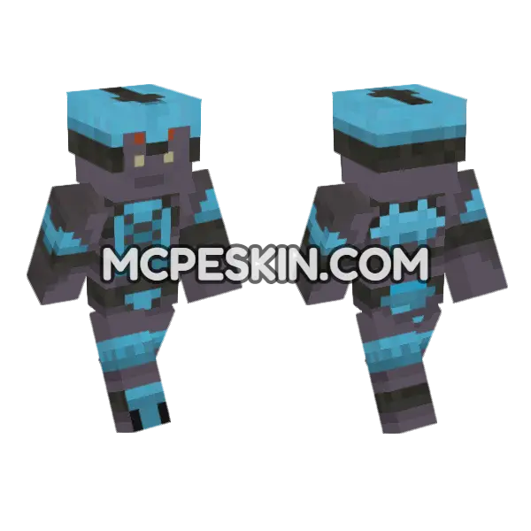 Covenant Brute Minecraft Bedrock skin, front and back