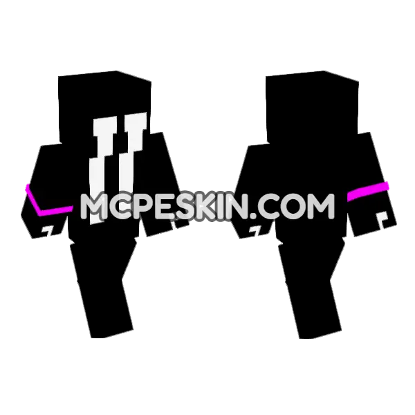 Craft 2 6771000 Minecraft Bedrock skin, front and back