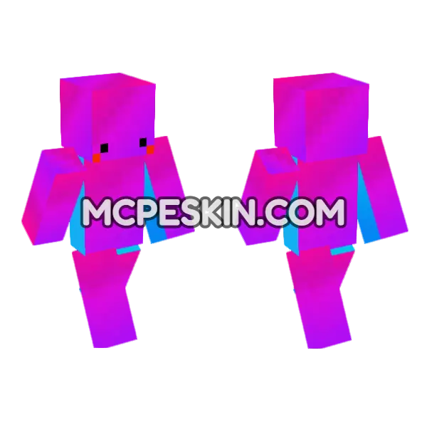 Craft 2 Juniorguedes Craft 990 Minecraft Bedrock skin, front and back
