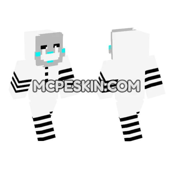 Craft Craft Fnaf 2 Puppet, front and back