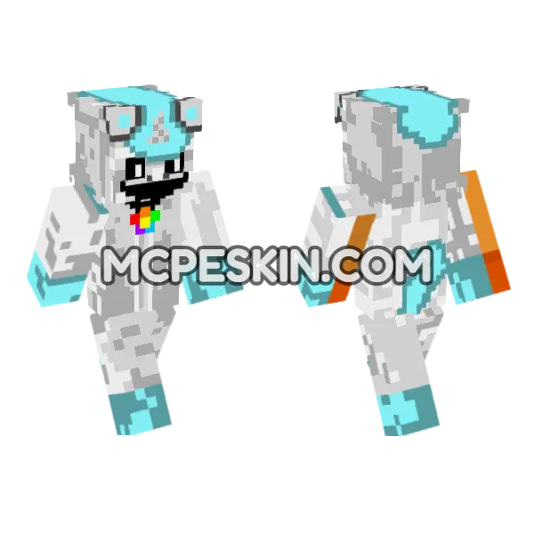 Craftycorn Minecraft Bedrock skin, front and back