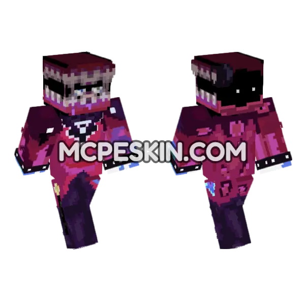 Crimson Demon Warrior, front and back