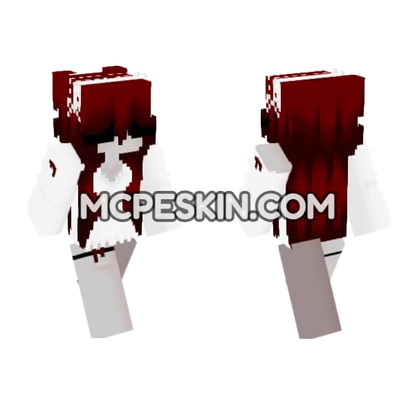 Crimson Haired Girl, front and back