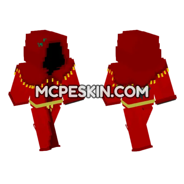 Crimson Royal Robes, front and back