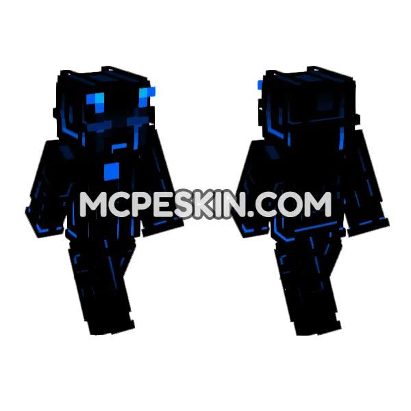 Crypt Skin Minecraft Bedrock skin, front and back