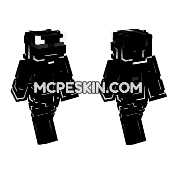 Cryx Skin Minecraft Bedrock skin, front and back
