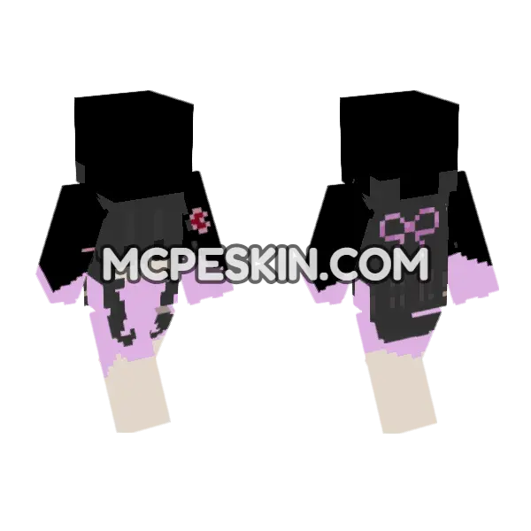 Cupid 7025810 Minecraft Bedrock skin, front and back