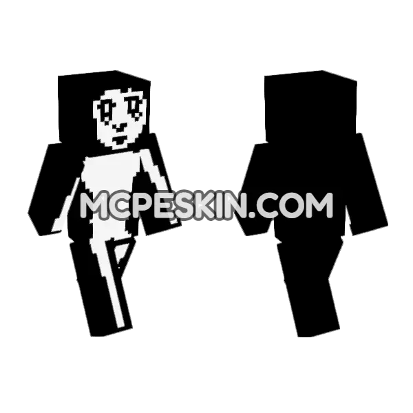 Cute 5820557 Minecraft Bedrock skin, front and back