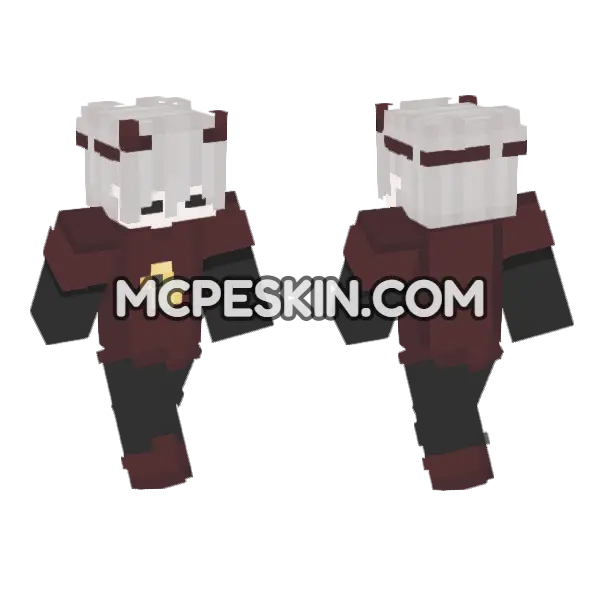 Cute Boy 11 Minecraft Bedrock skin, front and back