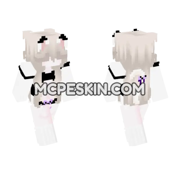 Cute Cat Girl, front and back