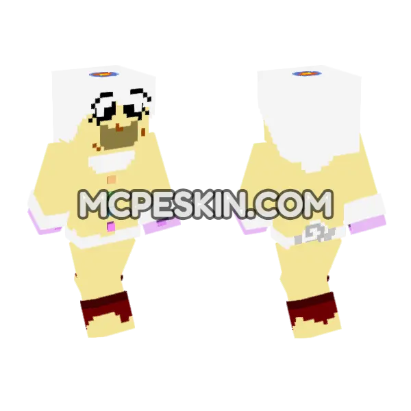 Cute Cupcake Character, front and back