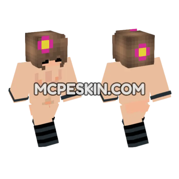Cute Jenny Skin Minecraft Bedrock skin, front and back