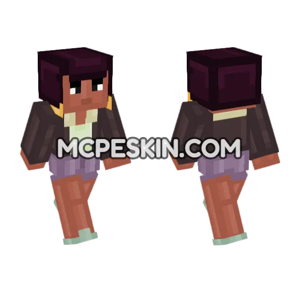 Cute Jenny Skin Minecraft Bedrock skin, front and back