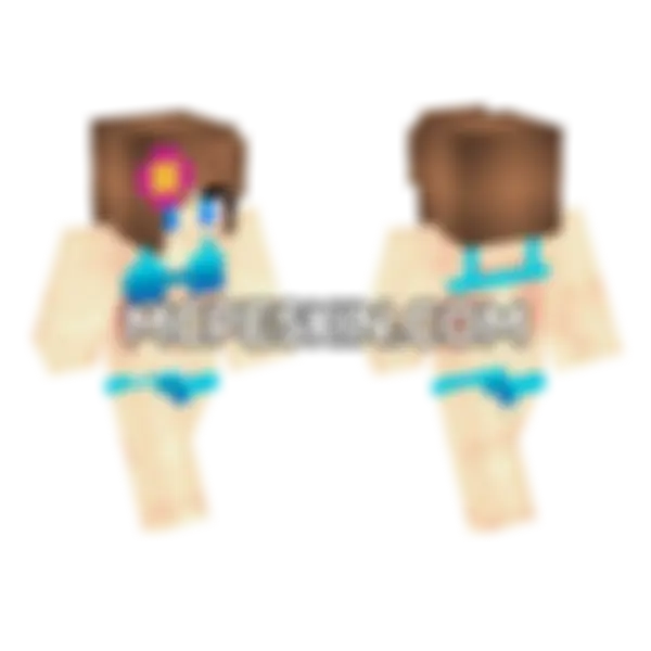 Cute Jenny Skin Minecraft Bedrock skin, front and back