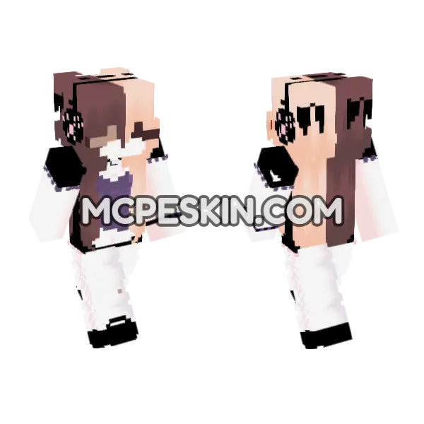 Cute Pastel Girl, front and back