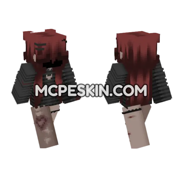 Cutieee 6879277 Minecraft Bedrock skin, front and back