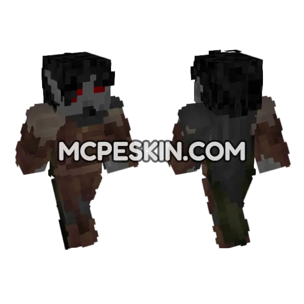 Dadad Minecraft Bedrock skin, front and back